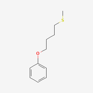 molecular formula C11H16OS B8077384 4-Methylsulfanylbutoxybenzene 