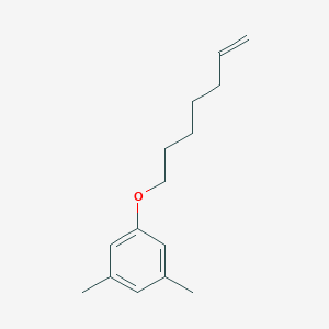 molecular formula C15H22O B8077523 1-Hept-6-enoxy-3,5-dimethylbenzene 
