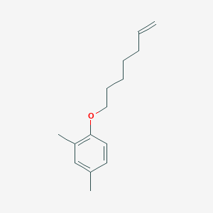 molecular formula C15H22O B8077532 1-Hept-6-enoxy-2,4-dimethylbenzene 
