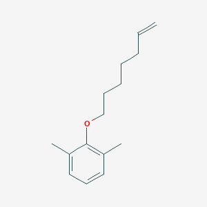 molecular formula C15H22O B8077538 2-Hept-6-enoxy-1,3-dimethylbenzene 