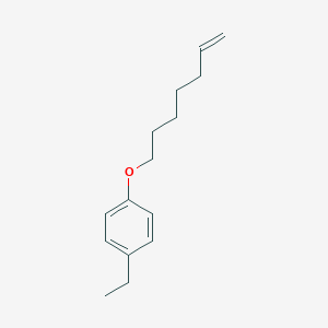 molecular formula C15H22O B8077551 1-Ethyl-4-hept-6-enoxybenzene 