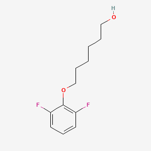 molecular formula C12H16F2O2 B8077589 6-(2,6-Difluorophenoxy)hexan-1-ol 