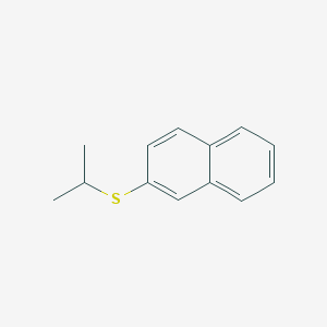 molecular formula C13H14S B8077607 2-[(Propan-2-yl)sulfanyl]naphthalene CAS No. 24599-55-1