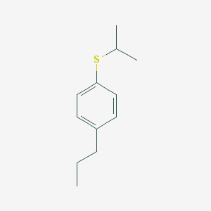 molecular formula C12H18S B8077658 1-Propan-2-ylsulfanyl-4-propylbenzene 
