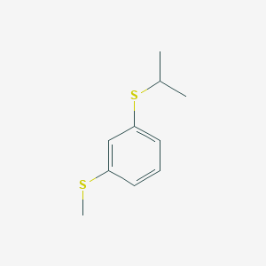 molecular formula C10H14S2 B8077688 1-Methylsulfanyl-3-propan-2-ylsulfanylbenzene 
