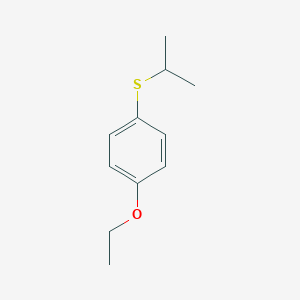 molecular formula C11H16OS B8077699 1-Ethoxy-4-propan-2-ylsulfanylbenzene 