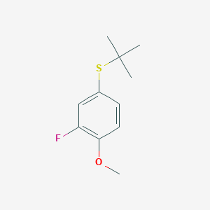 molecular formula C11H15FOS B8077736 CID 137948640 