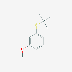 molecular formula C11H16OS B8077747 叔丁基-3-甲氧基苯硫醚 