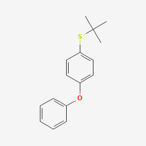 molecular formula C16H18OS B8077754 1-Tert-butylsulfanyl-4-phenoxybenzene 