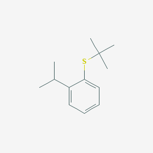 molecular formula C13H20S B8077762 1-Tert-butylsulfanyl-2-propan-2-ylbenzene 