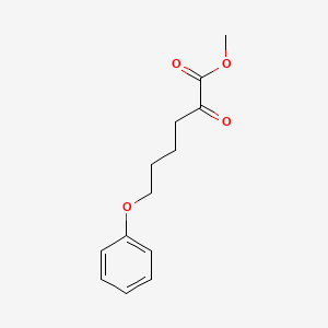 molecular formula C13H16O4 B8077822 6-Phenoxy-2-oxohexanoic acid methyl ester 