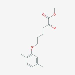 molecular formula C15H20O4 B8077876 Methyl 6-(2,5-dimethylphenoxy)-2-oxohexanoate 