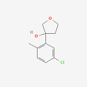 molecular formula C11H13ClO2 B8078085 CID 137948821 