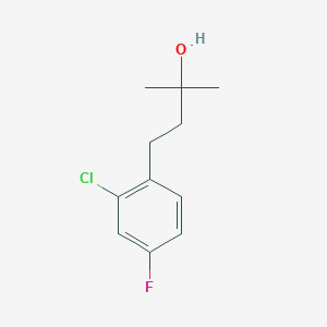 molecular formula C11H14ClFO B8078169 CID 137948852 