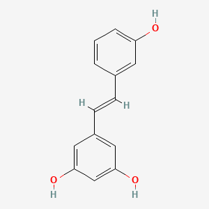 molecular formula C14H12O3 B8078217 1,3-Benzenediol, 5-[(1E)-2-(3-hydroxyphenyl)ethenyl]- 