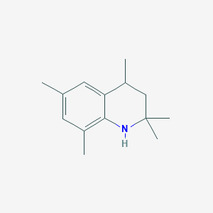 molecular formula C14H21N B8078263 2,2,4,6,8-Pentamethyl-1,2,3,4-tetrahydroquinoline 