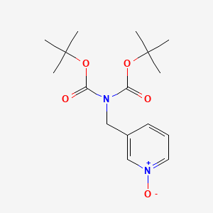 3-(((BI-Tert-butoxycarbonyl)amino)methyl)pyridine 1-oxide
