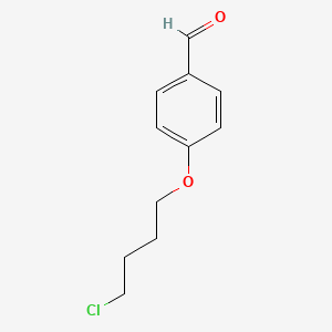 molecular formula C11H13ClO2 B8078464 4-(4-Chlorobutoxy)benzaldehyde 