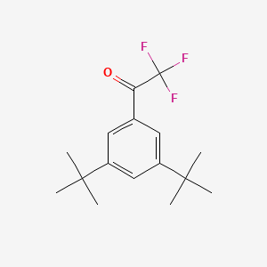 molecular formula C16H21F3O B8078467 1-(3,5-Di-tert-butylphenyl)-2,2,2-trifluoroethanone 