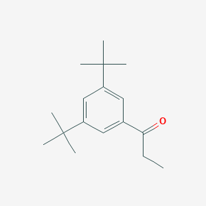 molecular formula C17H26O B8078495 1-[3,5-Bis(1,1-dimethylethyl)phenyl]-1-propanone CAS No. 17610-02-5
