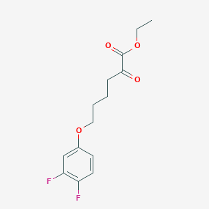molecular formula C14H16F2O4 B8078551 CID 137948452 
