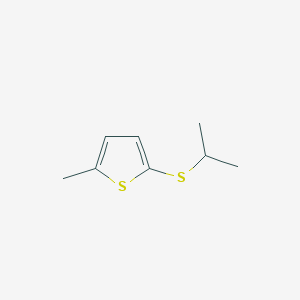 molecular formula C8H12S2 B8078775 Iso-propyl (5-methyl-2-thienyl) sulfide 