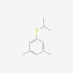 molecular formula C11H16S B8078808 1,3-Dimethyl-5-propan-2-ylsulfanylbenzene 