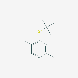 molecular formula C12H18S B8078976 tert-Butyl 2,5-dimethylphenyl sulfide 