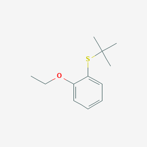 molecular formula C12H18OS B8079000 1-Tert-butylsulfanyl-2-ethoxybenzene 