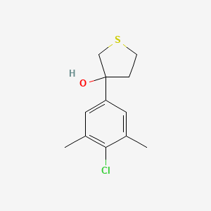 molecular formula C12H15ClOS B8079074 CID 137948730 