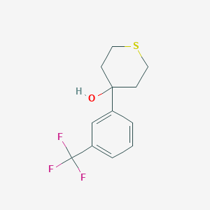 molecular formula C12H13F3OS B8079202 CID 137948801 