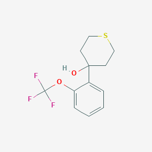 molecular formula C12H13F3O2S B8079208 CID 137948804 