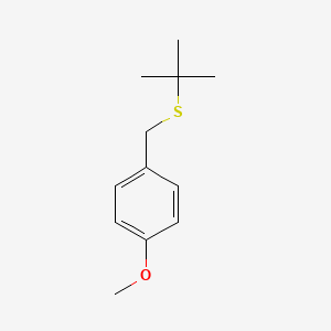 molecular formula C12H18OS B8079341 t-Butyl 4-Methoxybenzyl Sulfide 