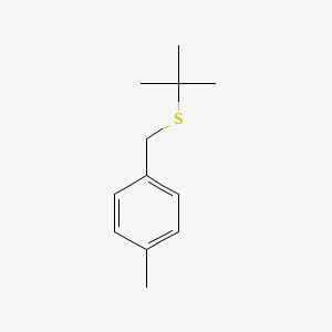 molecular formula C12H18S B8079344 Tert-butyl (4-methylbenzyl) sulfide 