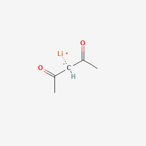 molecular formula C5H7LiO2 B8079357 2,4-Pentanedione lithium salt 