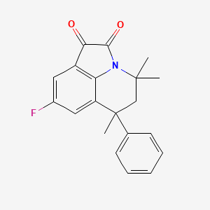 8-Fluoro-4,4,6-trimethyl-6-phenyl-5,6-dihydro-4H-pyrrolo[3,2,1-ij]quinoline-1,2-dione