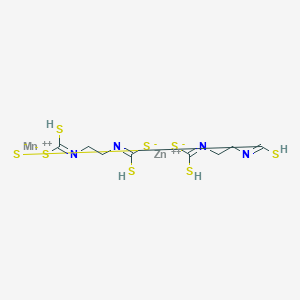 zinc;manganese(2+);1-sulfanyl-N-[2-[[sulfanyl(sulfido)methylidene]amino]ethyl]methanimidothioate