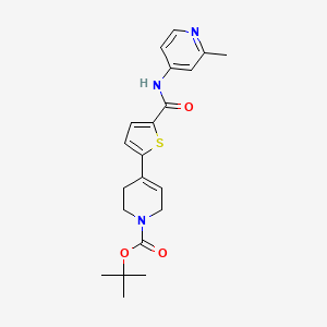 tert-Butyl 4-(5-((2-methylpyridin-4-yl)carbamoyl)thiophen-2-yl)-5,6-dihydropyridine-1(2H)-carboxylate