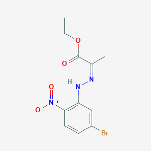 (Z)-Ethyl 2-(2-(5-bromo-2-nitrophenyl)hydrazono)propanoate