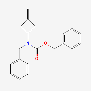 molecular formula C20H21NO2 B8079772 Benzyl benzyl(3-methylenecyclobutyl)carbamate 