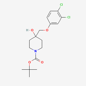 tert-Butyl 4-((3,4-dichlorophenoxy)methyl)-4-hydroxypiperidine-1-carboxylate