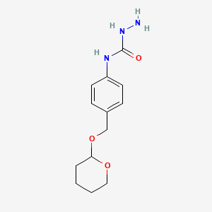N-(4-(((Tetrahydro-2H-pyran-2-yl)oxy)methyl)phenyl)hydrazinecarboxamide