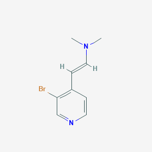 molecular formula C9H11BrN2 B8079920 (E)-2-(3-bromopyridin-4-yl)-N,N-dimethylethenamine 