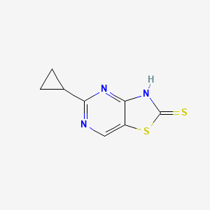 5-Cyclopropylthiazolo[4,5-d]pyrimidine-2-thiol