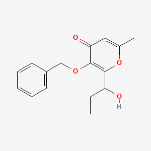 3-(Benzyloxy)-2-(1-hydroxypropyl)-6-methyl-4H-pyran-4-one