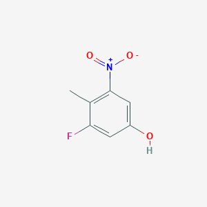 molecular formula C7H6FNO3 B8080191 3-Fluoro-4-methyl-5-nitrophenol 
