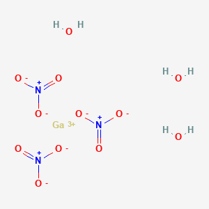 molecular formula GaH6N3O12 B8080233 三水合硝酸镓（III） 