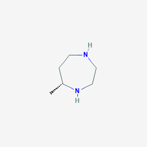 molecular formula C6H14N2 B8080246 (R)-5-甲基-1,4-二氮杂环戊烷 