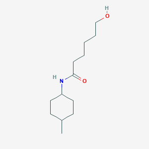 molecular formula C13H25NO2 B8080255 6-Hydroxy-N-(4-methylcyclohexyl)hexanamide 