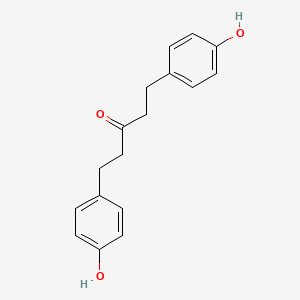 molecular formula C17H18O3 B8080278 3-Pentanone, 1,5-bis(4-hydroxyphenyl)- CAS No. 93652-23-4